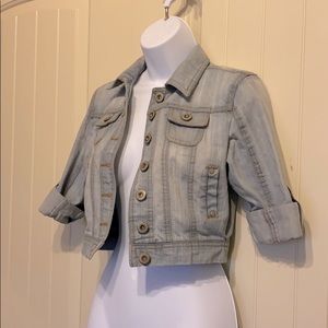Jean Crop Top Jacket